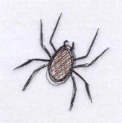Mega Sale Sketched Spider Embroidery Design