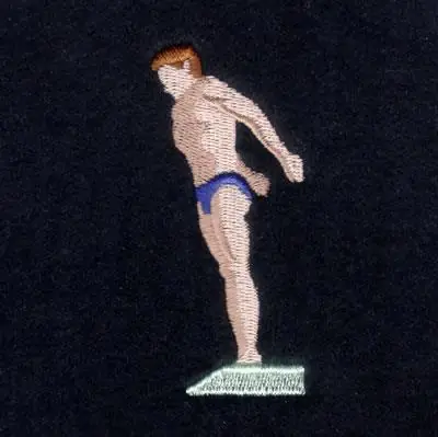 Diver 2 Embroidery Design Order Now