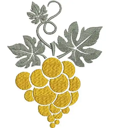 Grapes Embroidery Design Special Offer