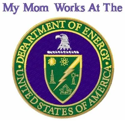 Department of Energy Mom Embroidery Design Premium