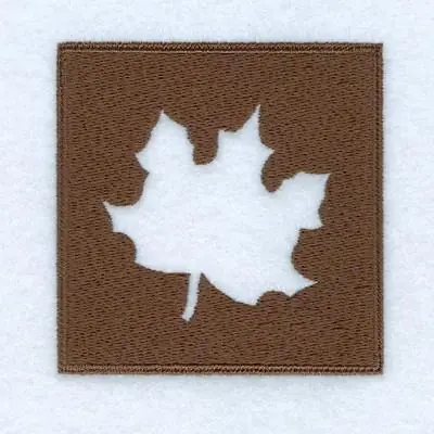 Low Price Leaf Woodland Square Embroidery Design