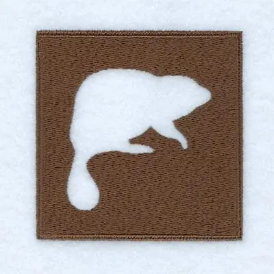 Beaver Woodland Square Embroidery Design Mega Sale