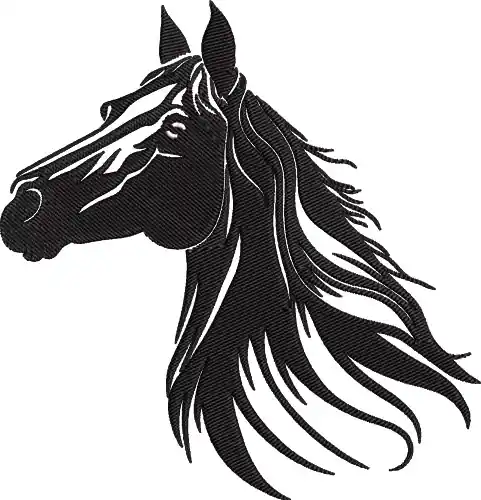 Bulk Order Horse Head Embroidery Design