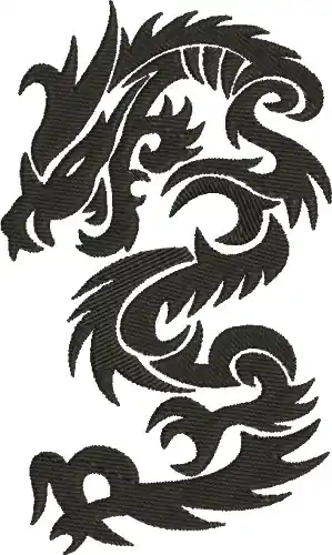 Cheap Asian Dragon Embroidery Design