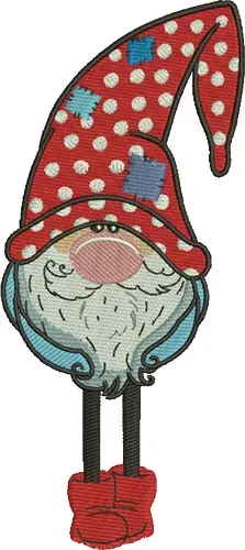 Genuine Xmas Gnome Embroidery Design