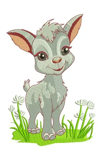 Goat Embroidery Design Editor’s Pick