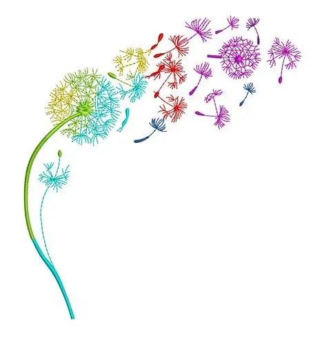 Dandelion Blooms Embroidery Design Today Only