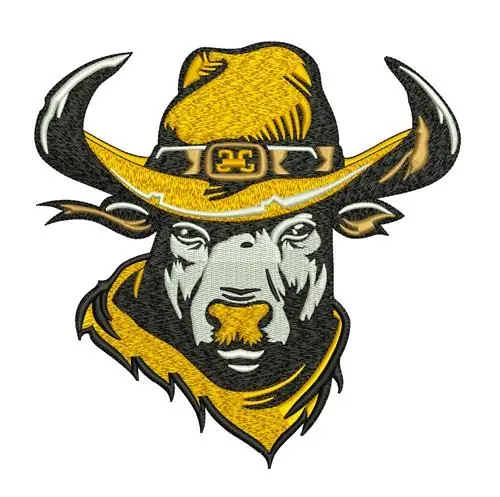 Best Seller Western Cow Embroidery Design