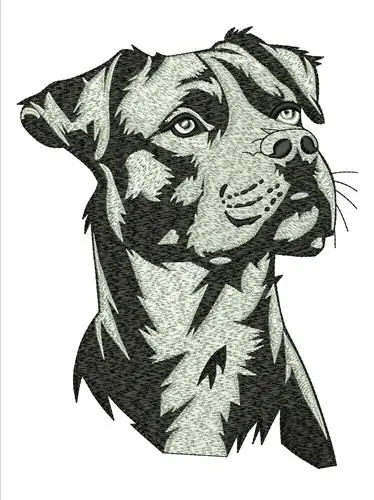 Super Sale Dog Head Embroidery Design