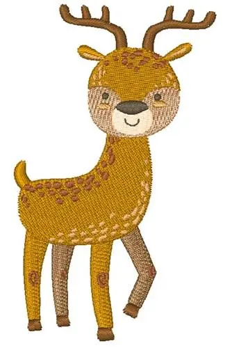Woodland Deer Embroidery Design In Demand