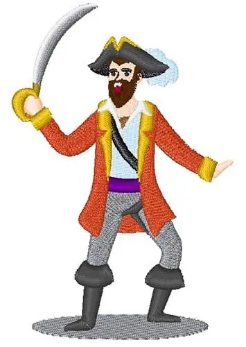 Swashbuckling Pirate Embroidery Design Hot Deal