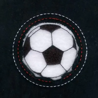 Soccer Ball Cutout Embroidery Design Exclusive