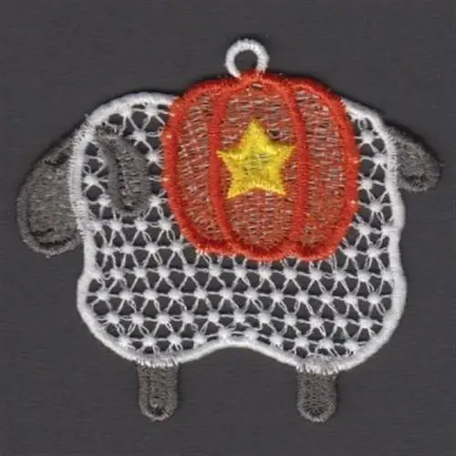 FSL Pumpkin & Sheep Embroidery Design Place Order