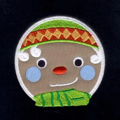 Clearance Gingerbread Man Applique Embroidery Design