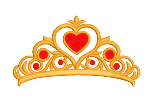 Best Price Princess Crown Embroidery Design