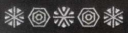 Instant Buy Metallic Snowfalkes Pocket Topper Embroidery Design