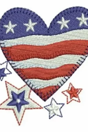 Bargain Celebrate Fourth Of July Embroidery Design