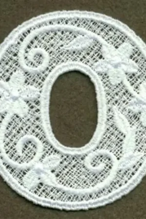 Best Seller FSL Floral Alphabet o Embroidery Design