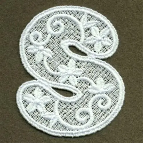 Get Yours FSL Floral Alphabet s Embroidery Design
