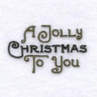 Big Sale Jolly Christmas Embroidery Design
