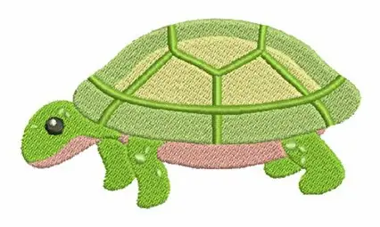 Reduced Price Turtle Embroidery Design