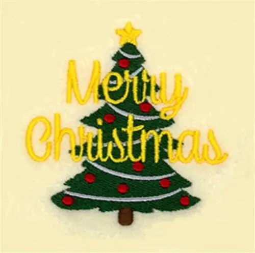 Order Now Merry Christmas Ornament Embroidery Design