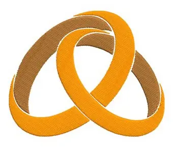 Buy Direct Wedding Rings Embroidery Design