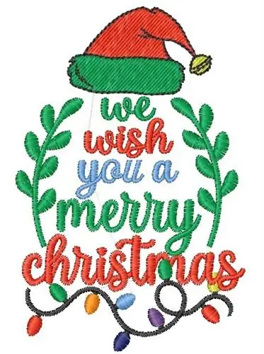 Grab Now Merry Christmas Embroidery Design