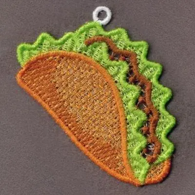 Budget FSL Taco Embroidery Design