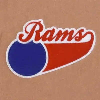 Rams 3 Color Applique Embroidery Design Shop Now