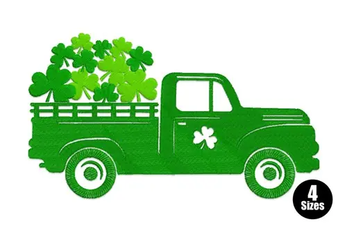 Big Sale Irish Truck Embroidery Design