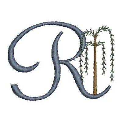 Exclusive Offer Country Alphabet R Embroidery Design