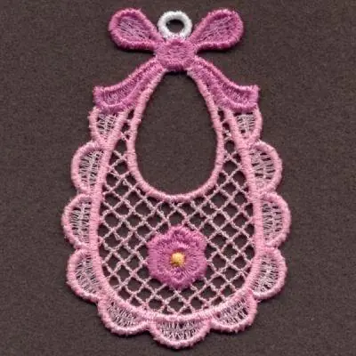 FSL Baby Bib Embroidery Design New Release