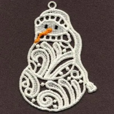 Buy Online FSL Snowman Embroidery Design