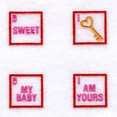 Top Rated Valentine Bingo Squares 3 Embroidery Design