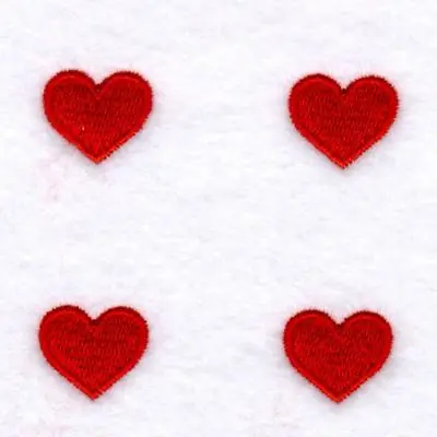 Heart Bingo Markers Embroidery Design Price Cut