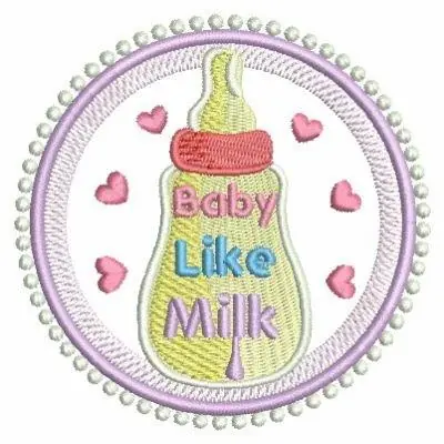 Luxury Baby Like Milk Embroidery Design