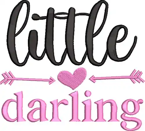 Little Darling Embroidery Design Limited Offer