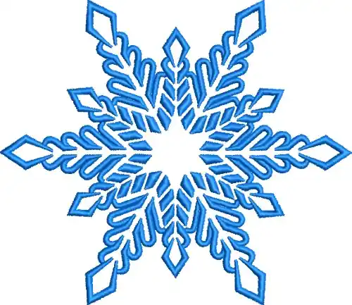 Must Have Snowflake Embroidery Design