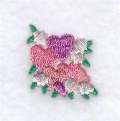 Heart Icon 3 Embroidery Design Original