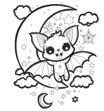 Cute Baby Bat Embroidery Design Top Pick