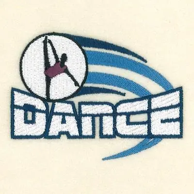 Dance Left Chest Design Embroidery Design No Minimum Order